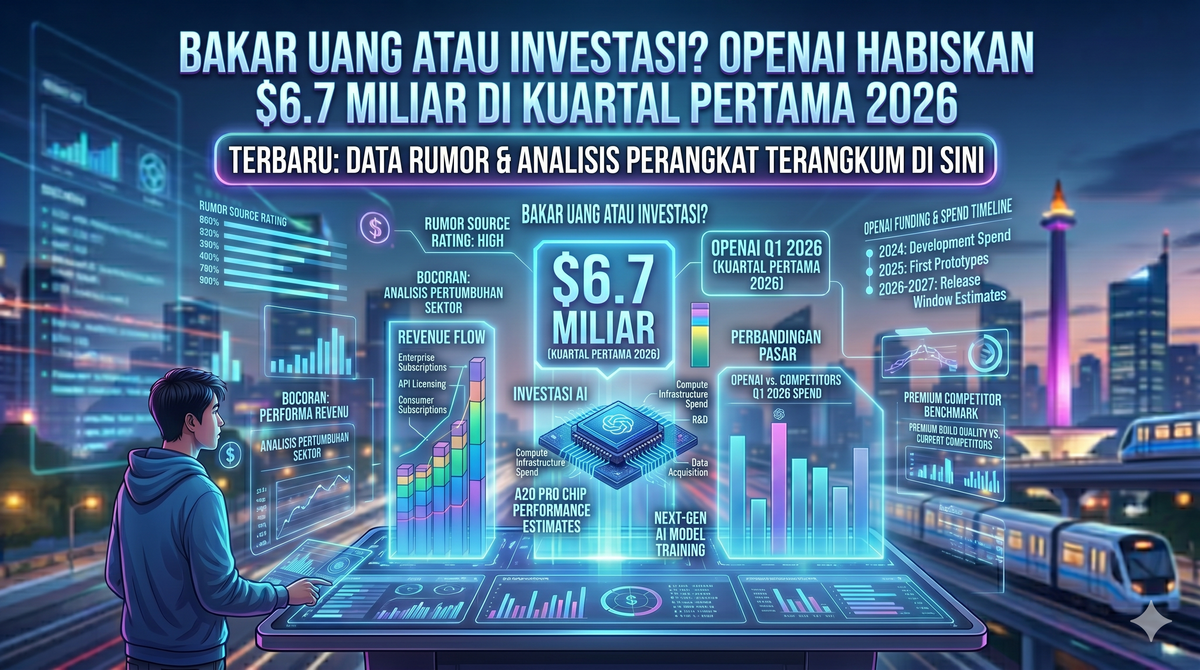 Bakar Uang atau Investasi? OpenAI Habiskan ,7 Miliar di Kuartal Pertama 2026