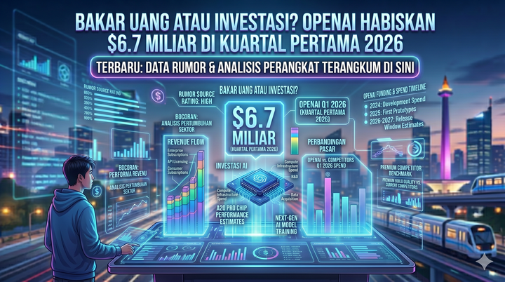 Bakar Uang atau Investasi? OpenAI Habiskan ,7 Miliar di Kuartal Pertama 2026